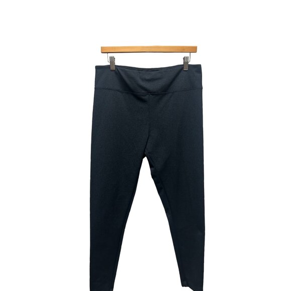 Matty M Dark Gray Ponte Stretch Leggings - Picture 4 of 4